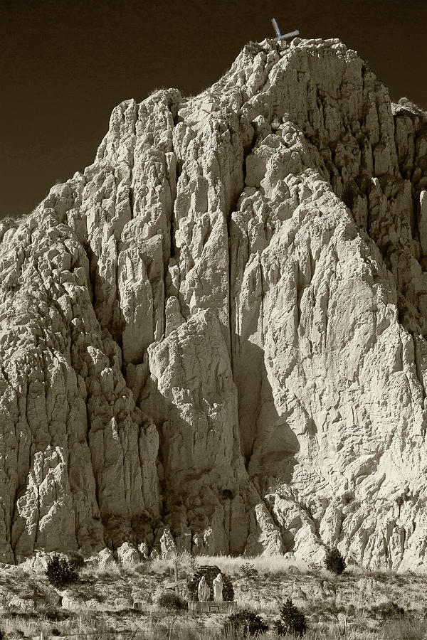 Black And White Photograph - Sacred Mountain by Yuri Lev