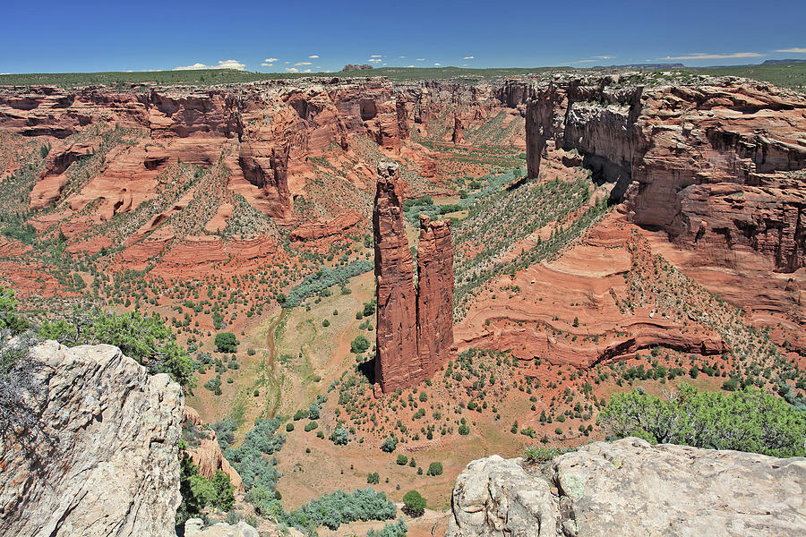 Sacred Spider Rock Photograph by Gary Kaylor