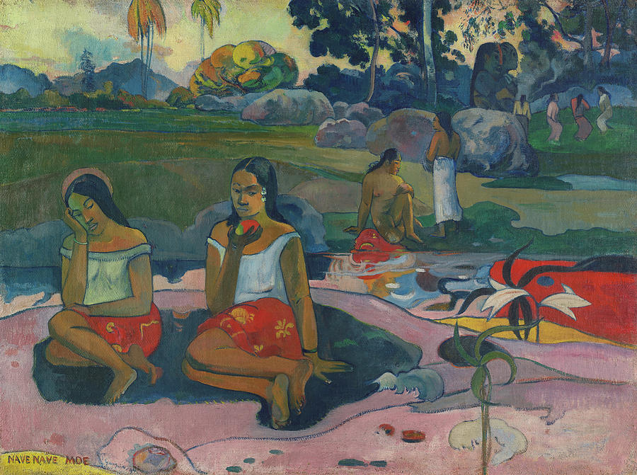 Sacred Spring- Sweet Dreams, 1894 Painting by Paul Gauguin - Fine Art ...