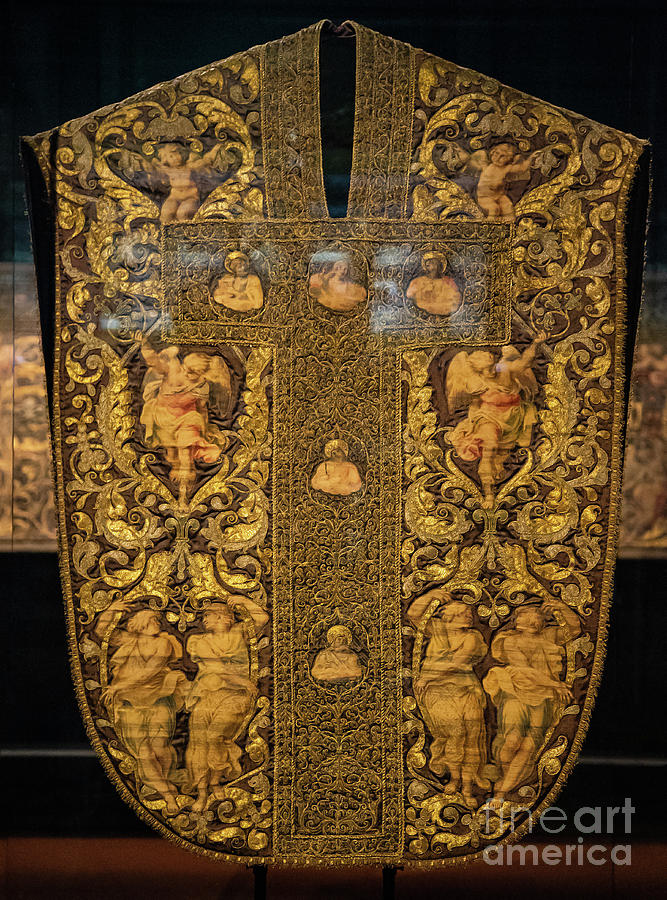 Sacred Vestments From The Museum of the Works of el Duomo Florence Italy  Photograph by Wayne Moran