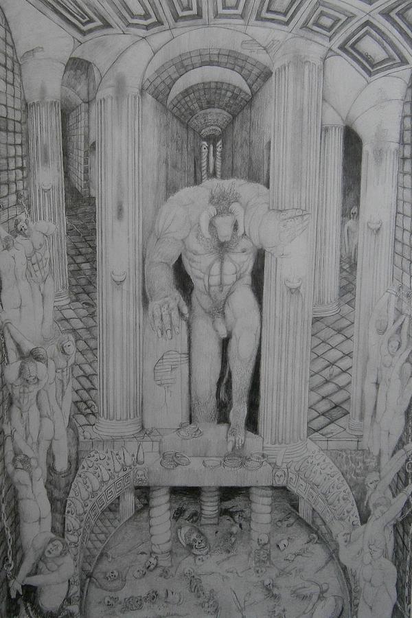 Sacrificial Rites Of The Minotaur by Balkishan Jhumat Sacrificial Rites Of The Minotaur by Balkishan Jhumat