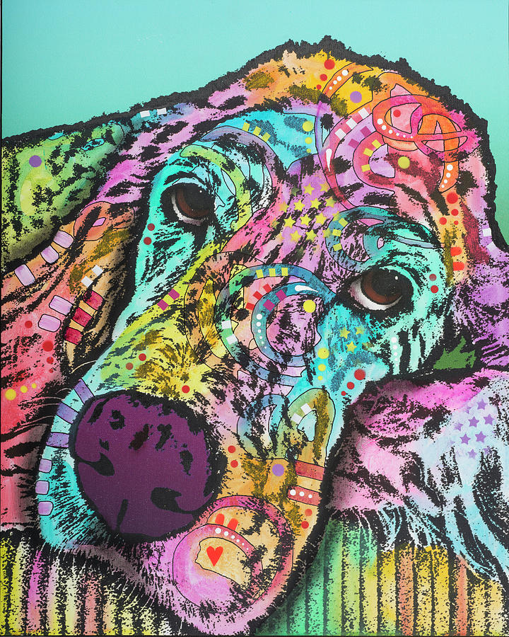 Animal Mixed Media - Sadie-005 by Dean Russo