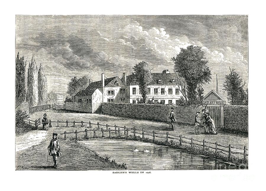 Sadlers Wells, 1756 Drawing by Print Collector