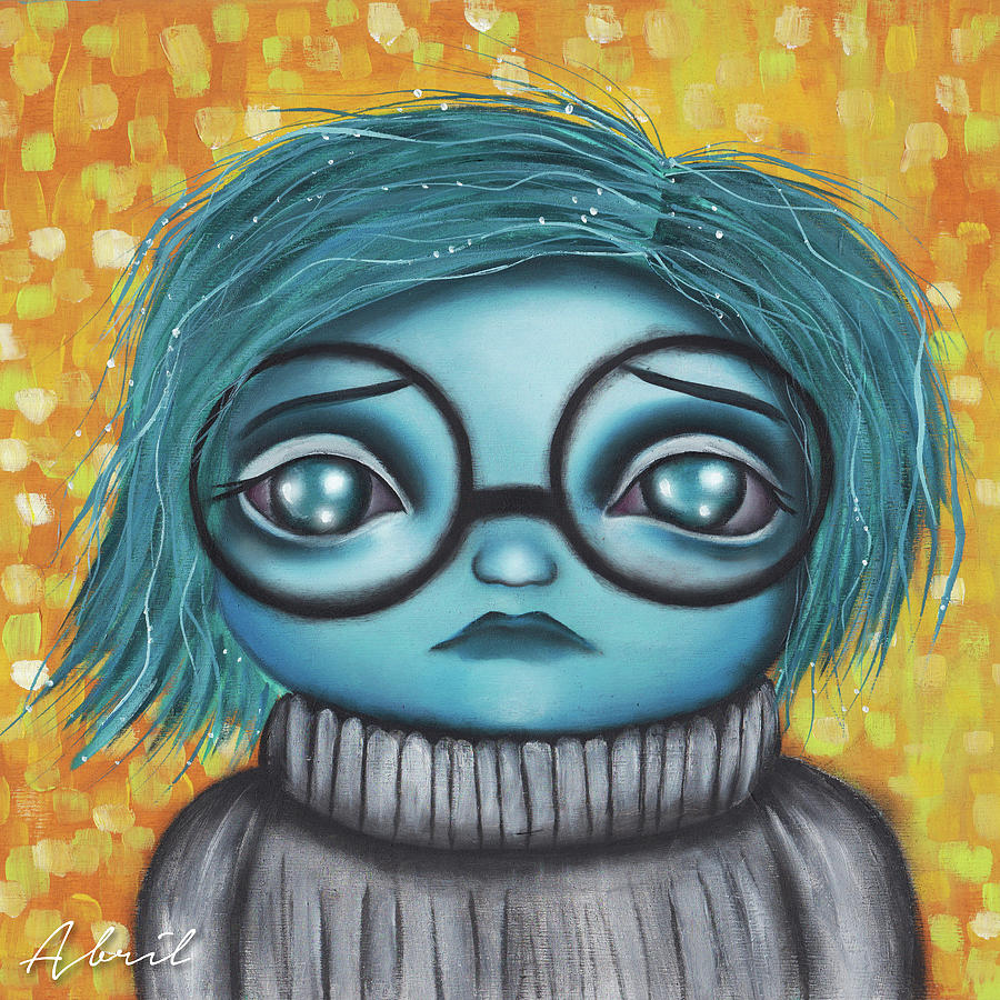 Sadness Painting by Abril Andrade