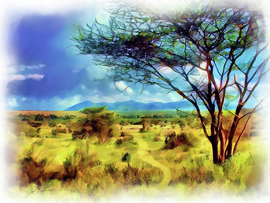 Safari Trail Painting by Joel Smith