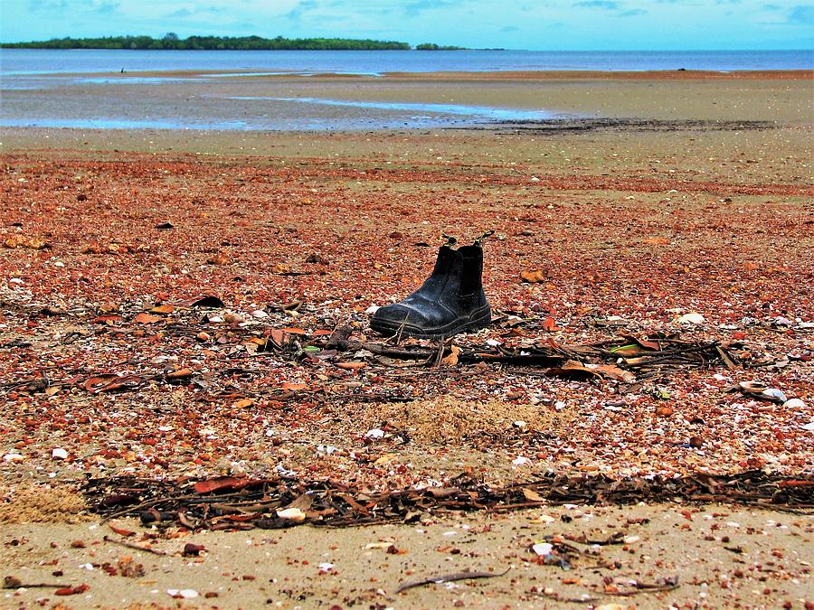 Safety Boot Beach Photograph by Joan Stratton