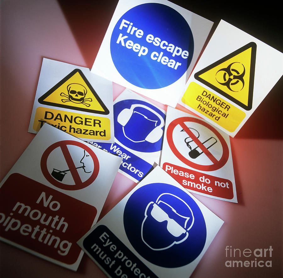 science safety symbols fire
