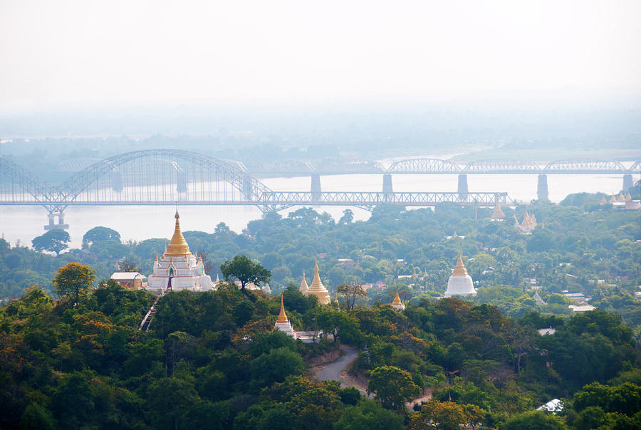 Sagaing And The Bridge To Mandalay Photograph by Leontura