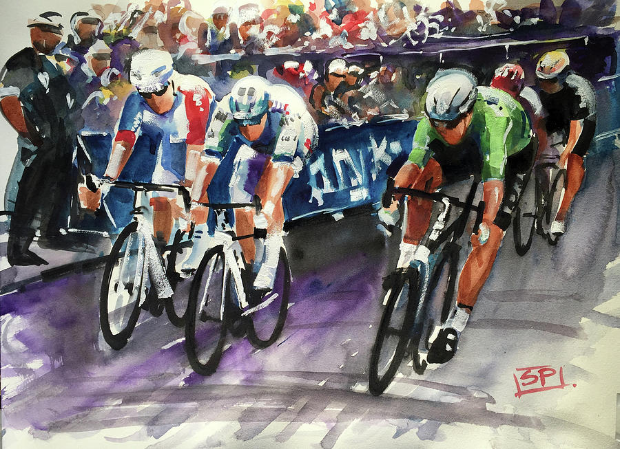 Sagan Wins Again 2018 Painting by Shirley Peters
