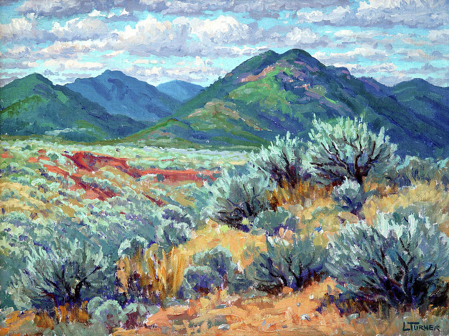 Painting on clear Acrylic – The Land Of Sage