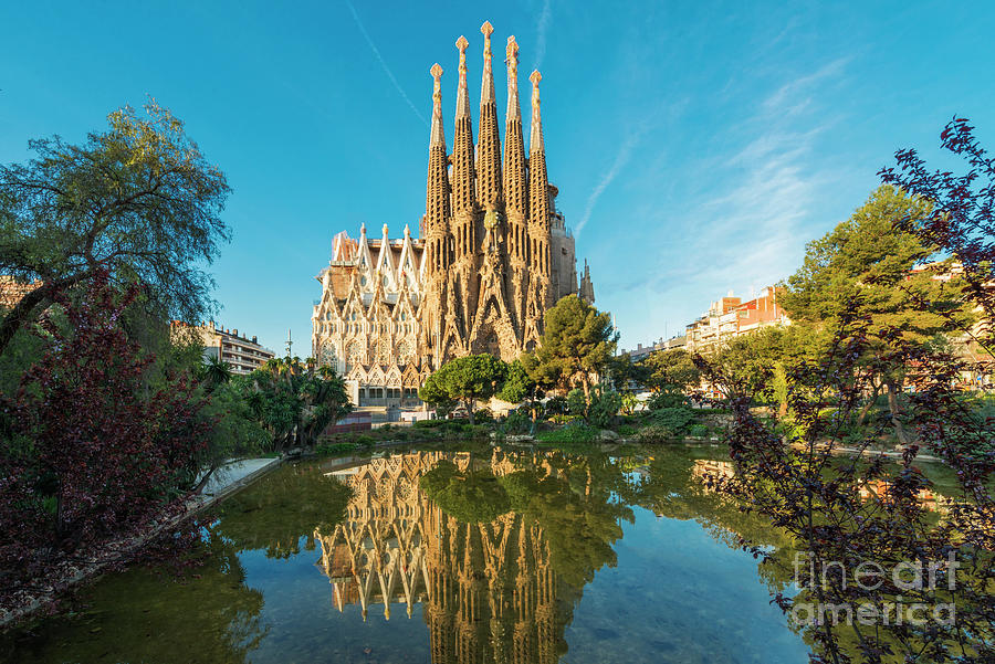 Sagrada Familia At Spain, Barcelona Photograph by Tanatat Pongphibool ,thailand