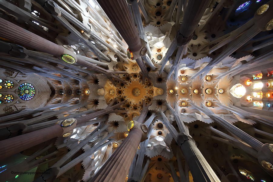 Architecture Photograph - Sagrada Familia by Piergiuseppe Cancellieri