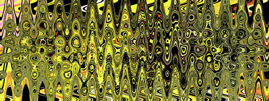 Saguaro Cactus Forest Abstract Digital Art by Tom Janca