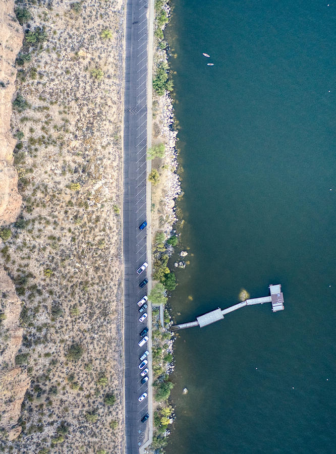 Saguaro Lake Shoreline Photograph by Anthony Giammarino