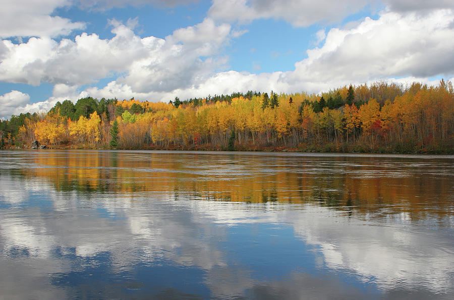 Saguenay River Reflection Of The Sky Photograph by Buzbuzzer