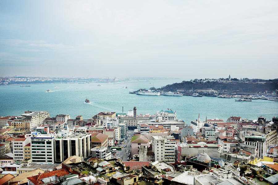 Sahkulu, Bosphorus And Istanbul Photograph by Silvia Otte