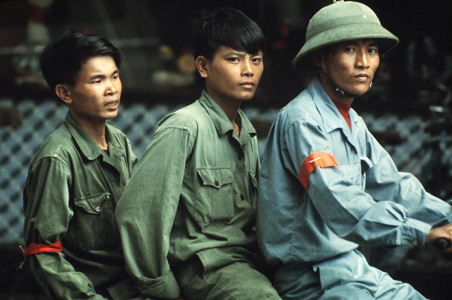 Saigon In Vietnam On May 01, 1975 - Photograph by Herve Gloaguen Saigon In Vietnam On May 01, 1975 - Photograph by Herve Gloaguen