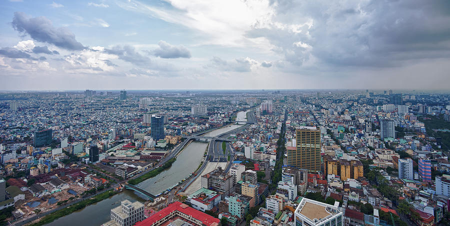 Saigon Skyline, Vietnam Photograph by Fototrav