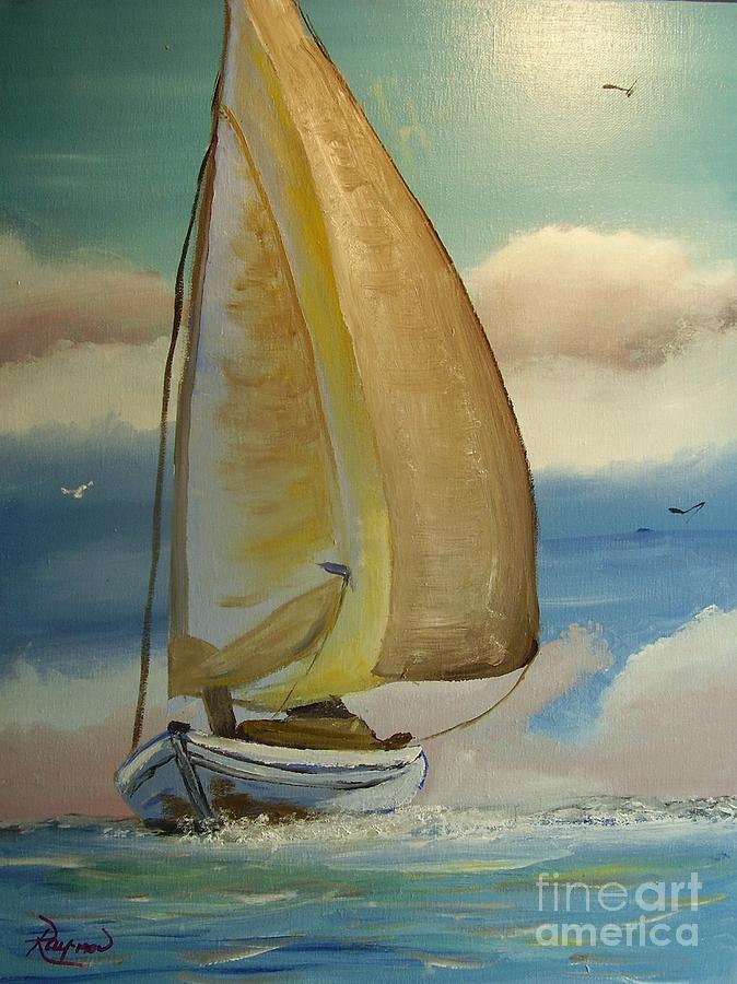 Sail along with me - 108 Painting by Raymond G Deegan
