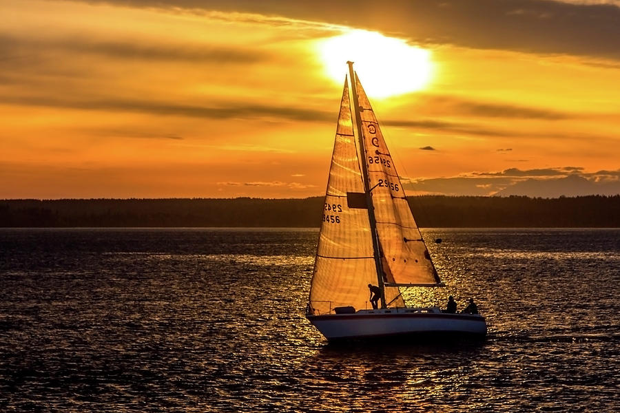 Sail Away Photograph by Larry Waldon