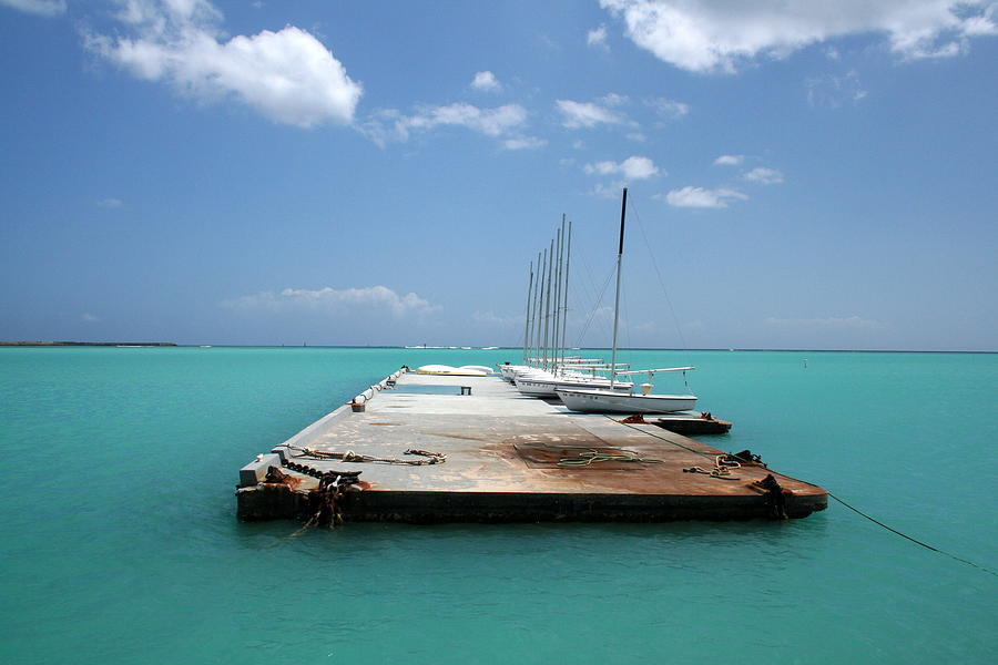 Sail Boat On Dock Photograph by William Tooke