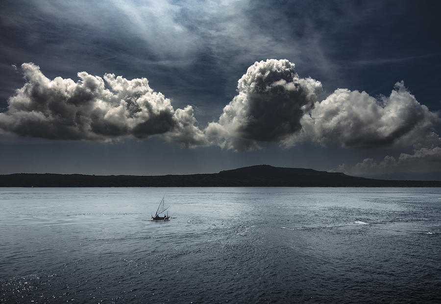Sail In The Blue Ocean Photograph by Rudi Gunawan