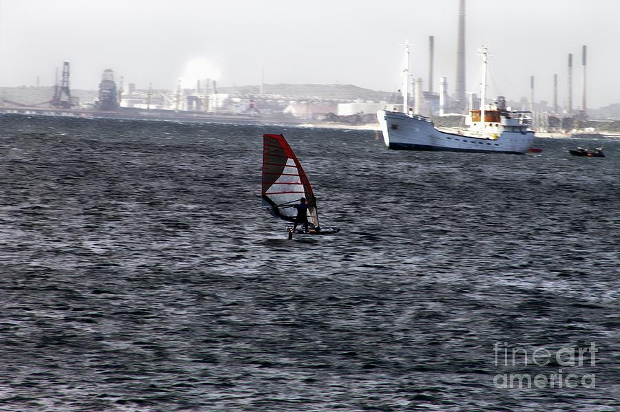 Sailboarding - Industrial by Carolyn Parker Sailboarding - Industrial by Carolyn Parker