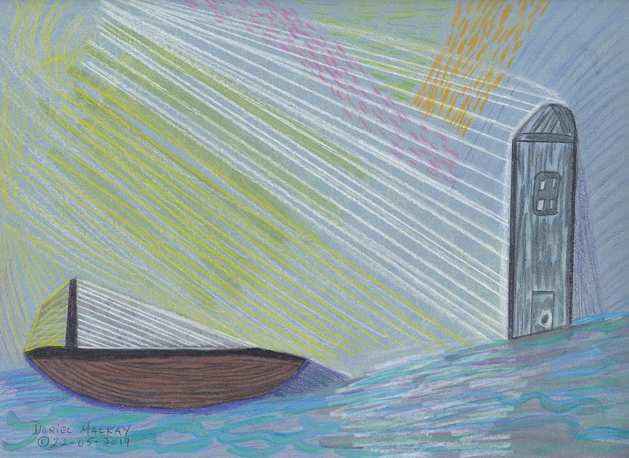 Sailboat and Lighthouse Simplistic by Doriel Mackay Sailboat and Lighthouse Simplistic by Doriel Mackay