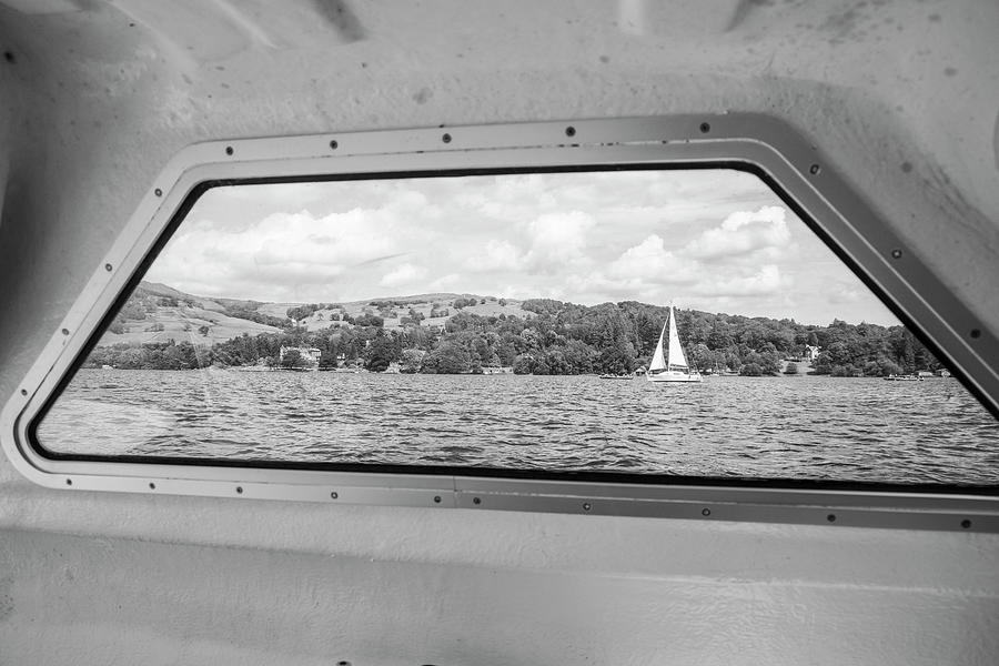 Sailboat In Lake Windermere Uk Photograph