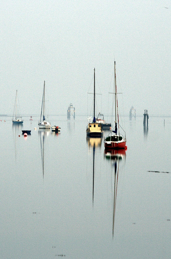 Sailboat Reflections Photograph by Natalie Threadingham