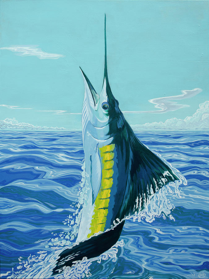 Sailfish Painting by John Gibbs