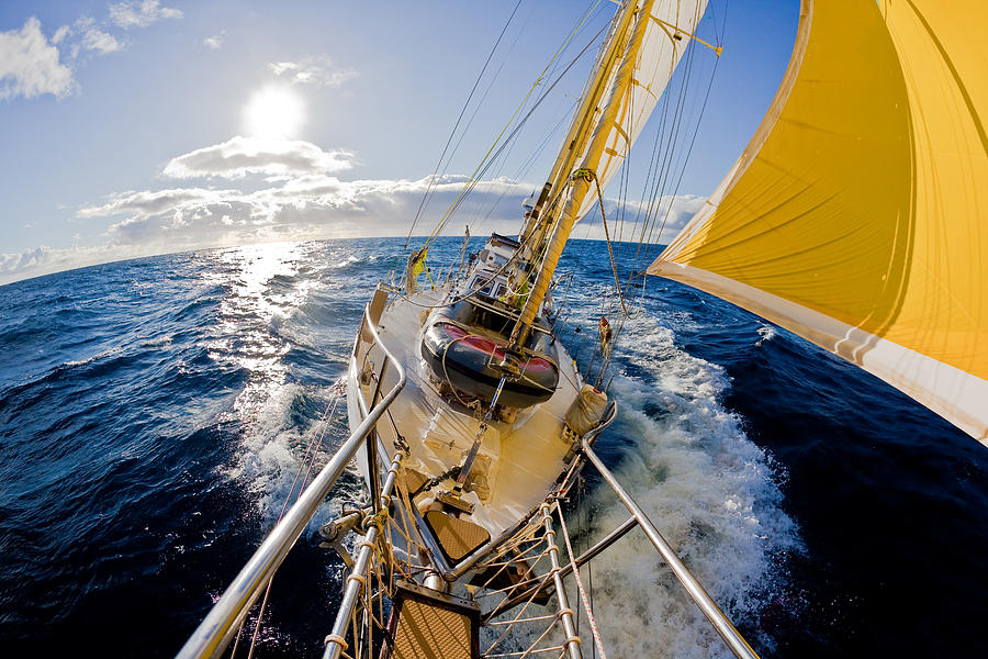 Sailing A Ketch Photograph by John White Photos Sailing A Ketch Photograph by John White Photos