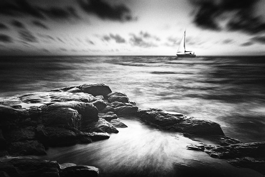Sailing By Photograph by Gustav Davidsson