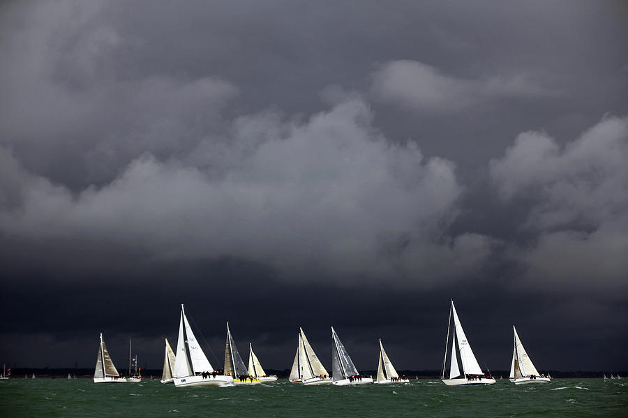 Sailing Enthusiasts Flock To The Isle Photograph by Dan Kitwood