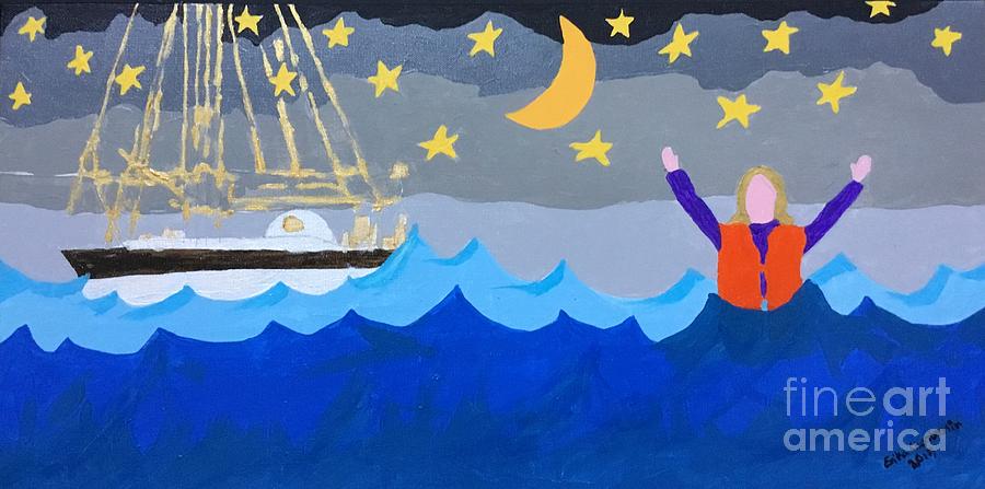 Sailing Painting by Erika Jean Chamberlin