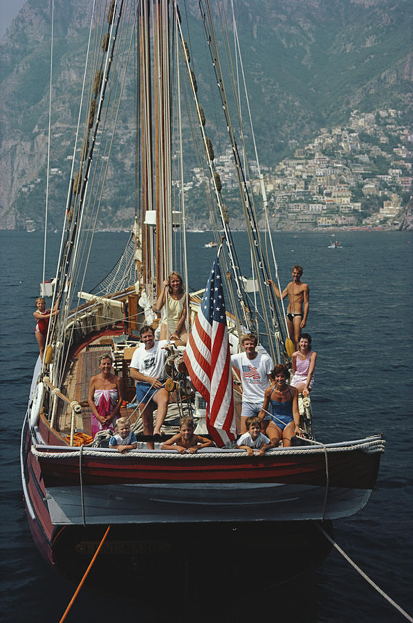 Sailing Holiday Photograph by Slim Aarons