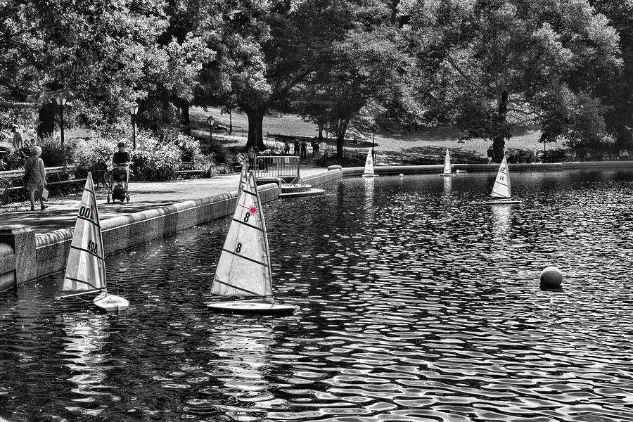 Sailing in Central Park Photograph by Sharon Popek