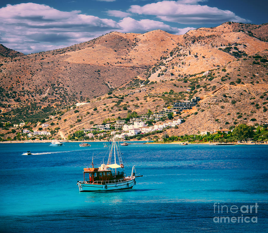 Sailing in Crete Photograph by Kasia Bitner