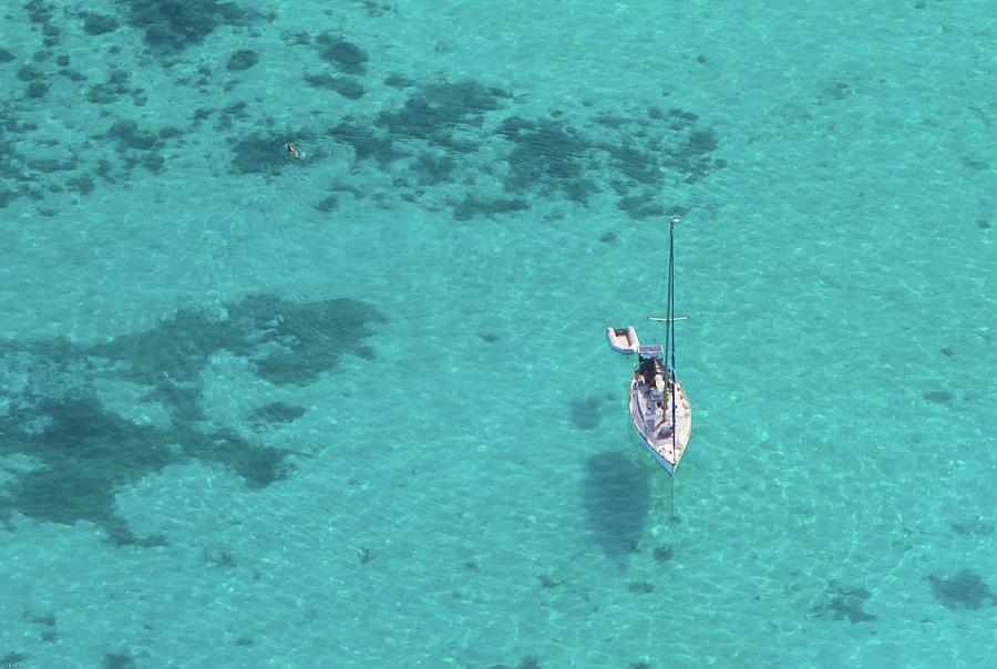 Sailing In The Lagoon Photograph by Mako Photo Sailing In The Lagoon Photograph by Mako Photo