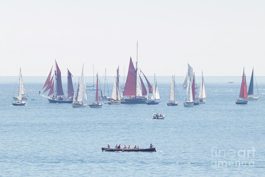 Sailing Into The Heat Haze Photograph by Terri Waters