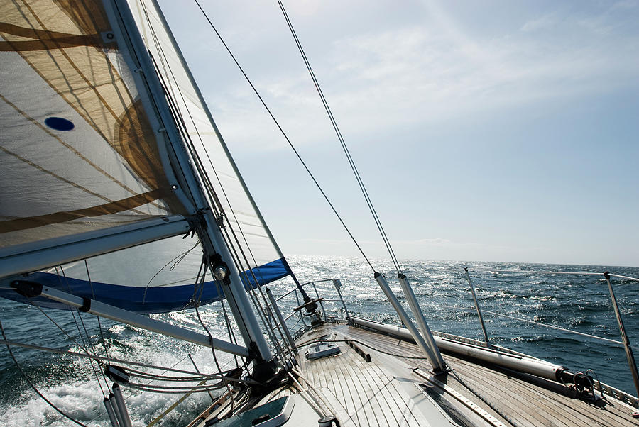Sailing Photograph by Juhokuva Sailing Photograph by Juhokuva