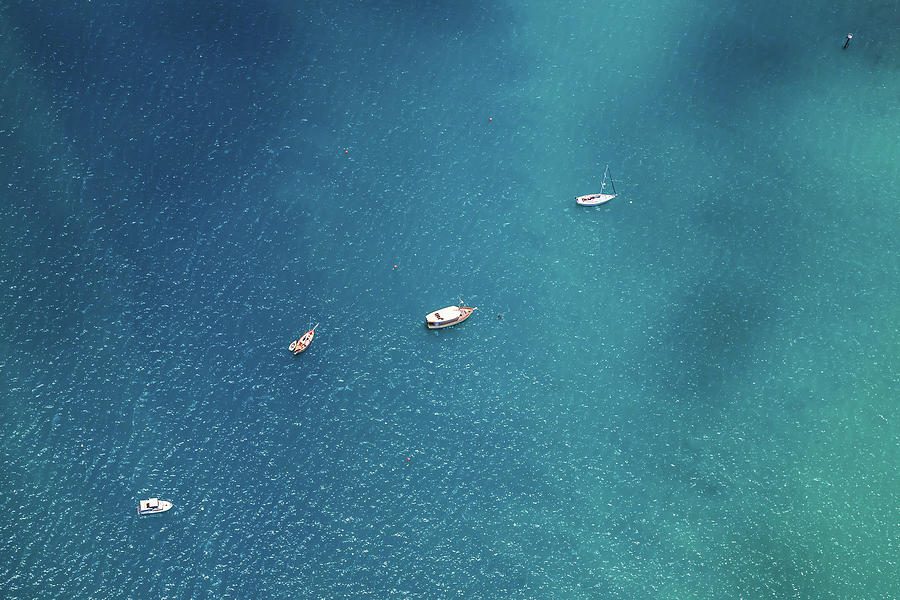 Paradise Photograph - Sailing On The Blue by Az Jackson