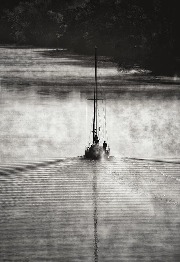 Sailing On The Smoky River... Photograph by Liyun Yu