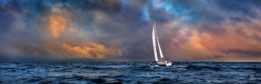Sailing The Wine Dark Sea Photograph by Endre Balogh