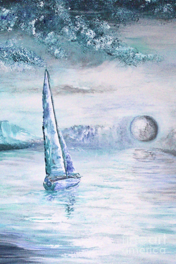 Sailing Towards Tomorrow Painting by Shelly Tschupp