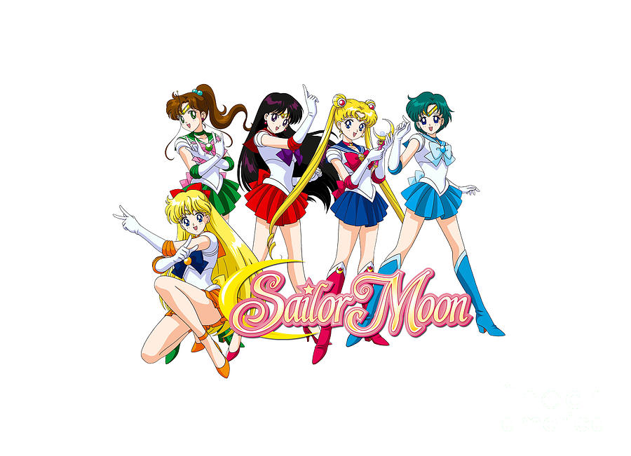 Sailor Moon Girls Animated Series Drawing by Jambu Klutuk - Fine Art America