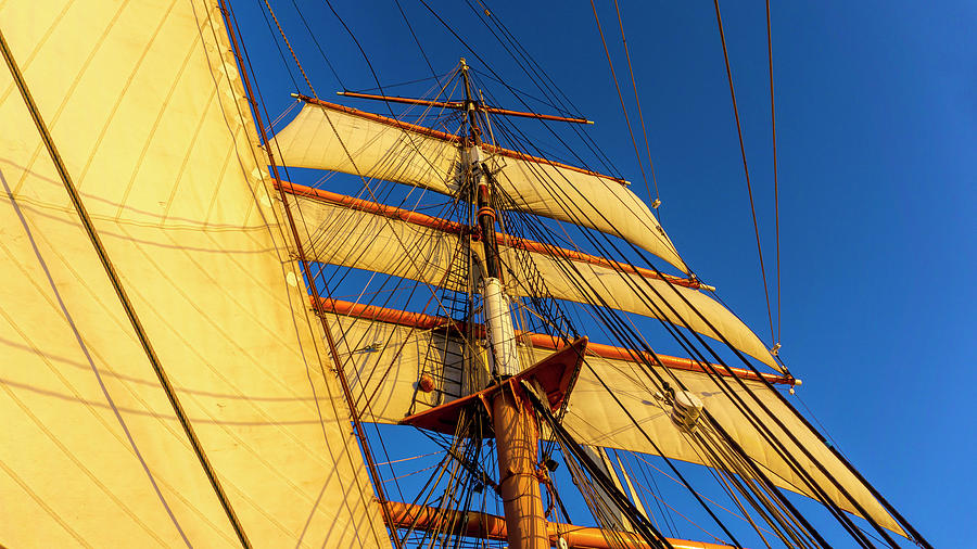 Sails of the Ship Photograph by Cathy Anderson