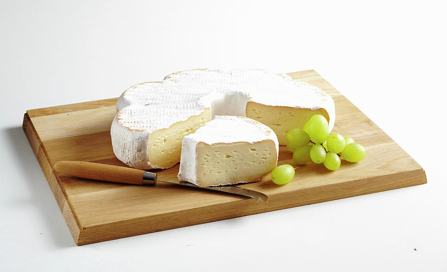 Saint Albray, Soft Cheese From France Photograph by Teubner Foodfoto