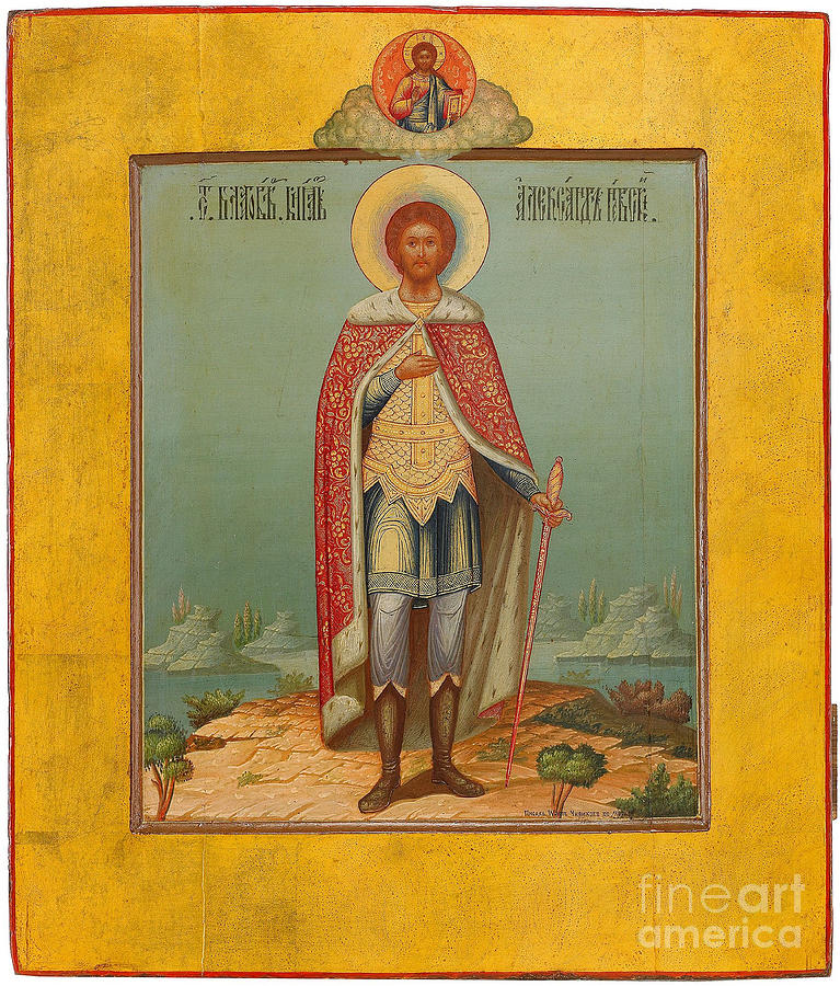 Saint Alexander Nevsky, 19th Century Drawing by Heritage Images