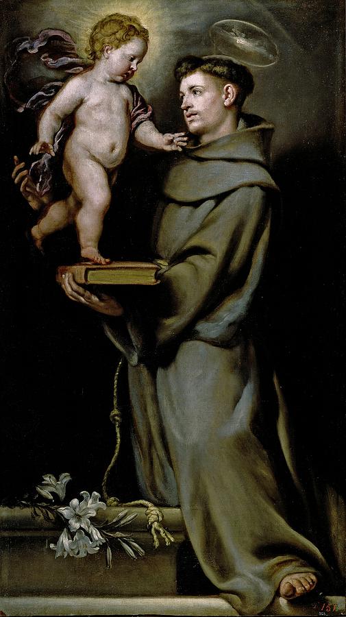 Saint Anthony of Padua, Second half 17th century, Spanish School, Canvas, 159 ... Painting by Claudio Coello -1642-1693-